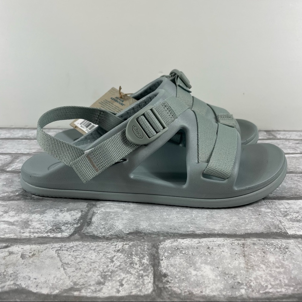 NWB Chaco Chillos Sport Sandals Aqua Gray women’s size 8 water athletic shoes